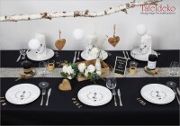 4. Mustertisch "Black & Wood&qu gallery