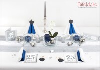 12. Mustertisch "Edel in Blau-Silbe gallery