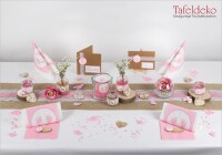 2. Mustertisch "Rosa im Vintage Sti gallery