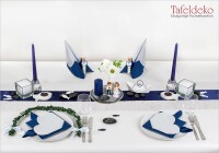 12. Mustertisch "Fische in Dunkelbl gallery