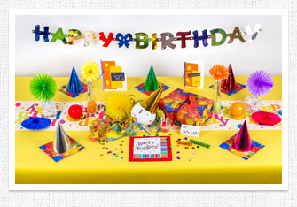 Geburtstag Tischdeko Bunte Party