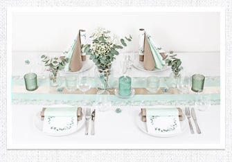 Tischdeko Light Eucalyptus