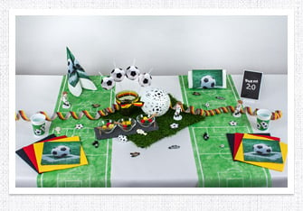 Kindergeburtstag Tischdeko Fußball