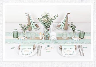 Kommunion, Konfirmation Tischdeko Christlicher Fisch