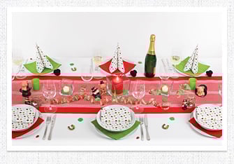 Tischdeko Silvester Glücksbringer Party