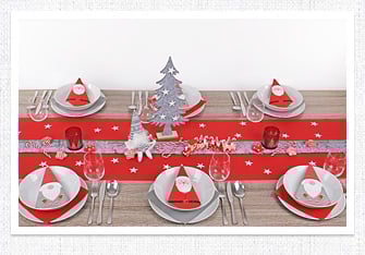 Tischdeko Advent, Weihnachten Nikolaus Wichtel