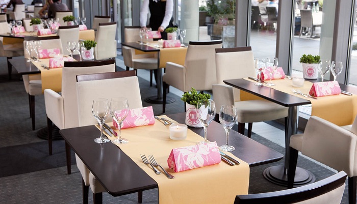 Tischdekoration Tilla Pink Mustertisch Tischdekoration Frühling von Duni bei Tafeldeko