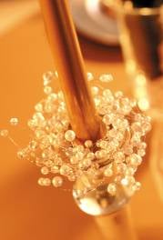 Stabkerze Gold 