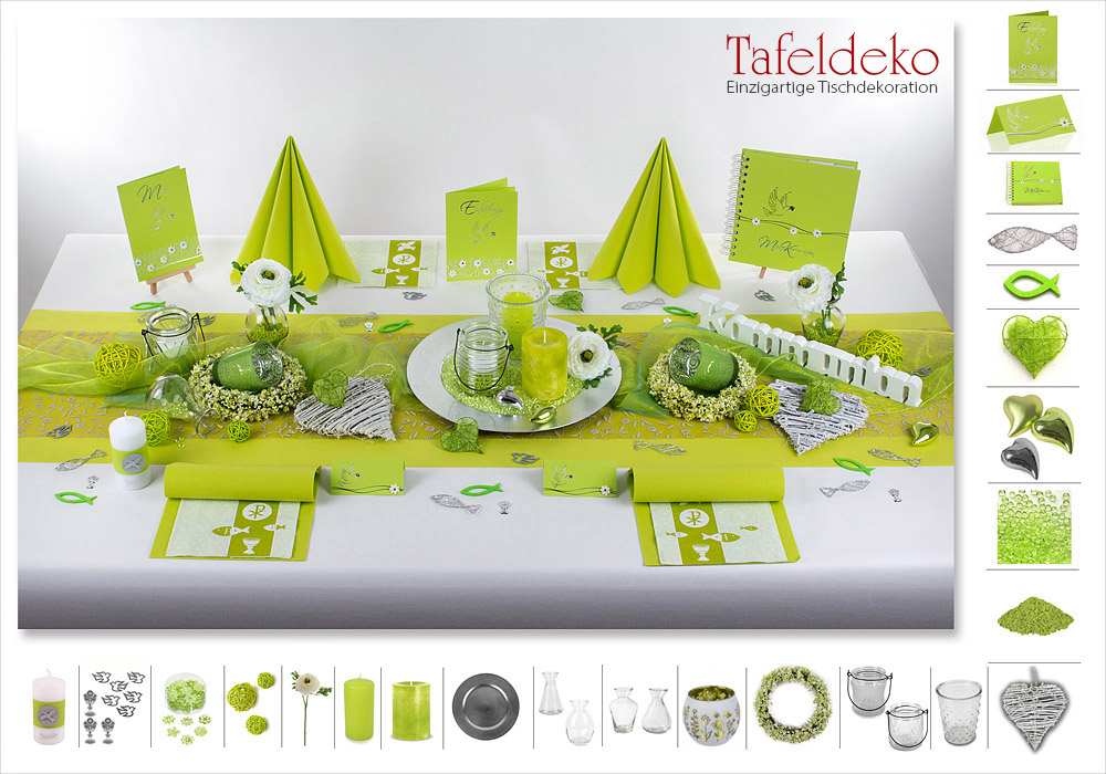 moderne deko kommunion, dekorierte tischdeko mustertische für die kommunion und konfirmation, Design ideen