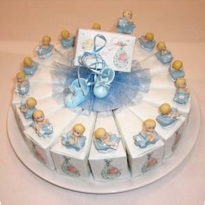 Bonboniere als Torte zur Taufe