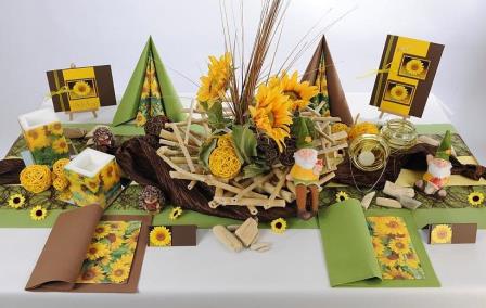 Tischdekoration zum Geburtstag