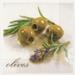 Servietten Olives with Herbes