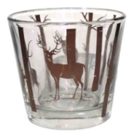 Teelichtglas Hirsch