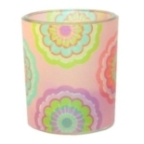 Teelichtglas pastell