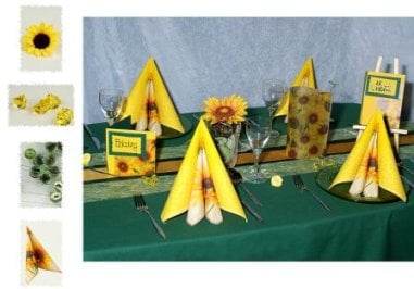 sommerliche Tischdeko sommerliche Tischdeko
