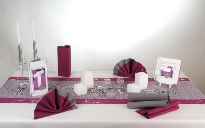 Tischdeko Silberne Hochzeit