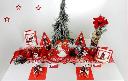 Tischdeko an Weihnachten