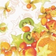 Servietten Yellow fruits