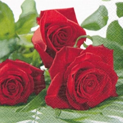 Servietten Muttertag Roses for you