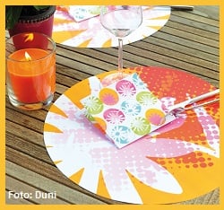 Tischsets Duni Flower Dots
