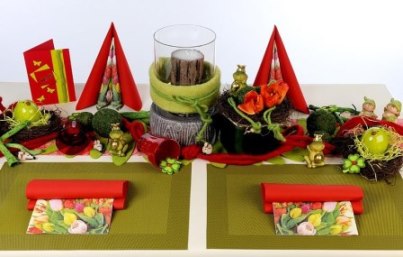 Farbenprächtige Tischdeko für die Frühlingsmomente