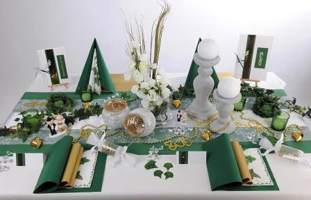 Beeindruckende Tischdekoration Goldenen Hochzeit