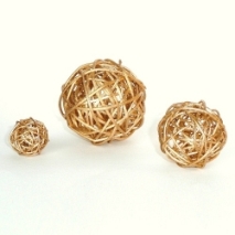 rattankugel-set