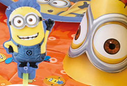 Tischdeko Minions
