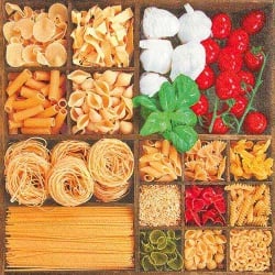 italienische Tischdeko