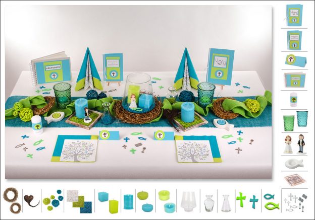 Tischdeko Konfirmation