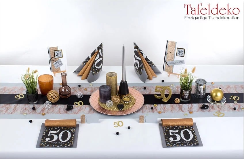 50 Geburtstag Tischdeko Ideen Hier Wirst Du Fundig Tafeldeko