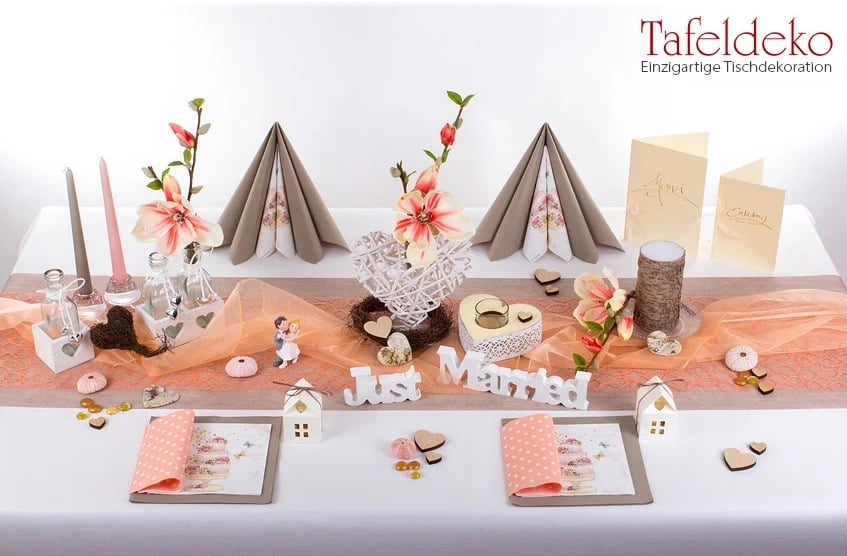 Tischdeko Hochzeit